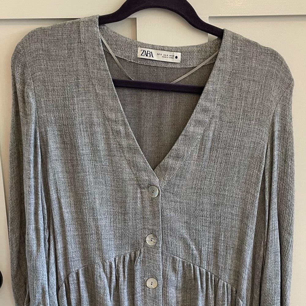 Zara button down tunic - Picture 2 of 3